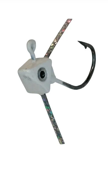 Flashin' Assassin Bass Swim Jig Head with Silver Holographic Flash